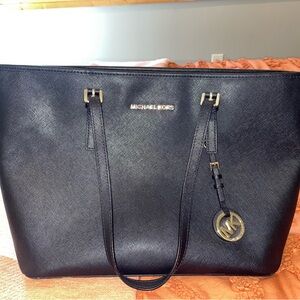 Michael Kors Black Leather Tote